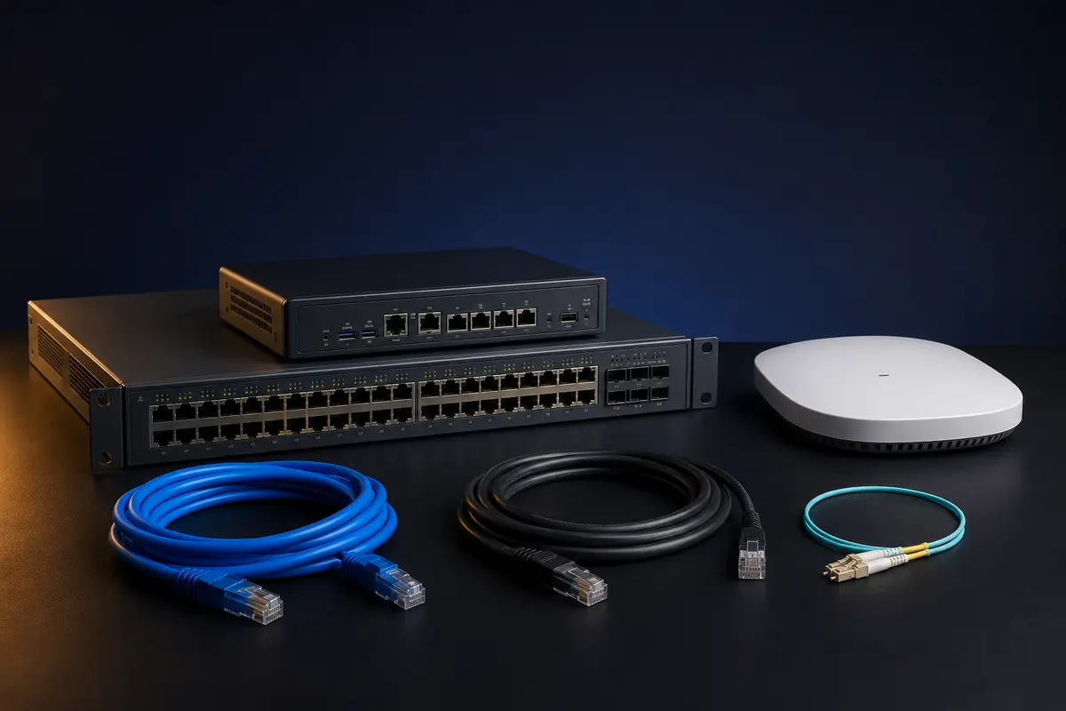 Network switches routers and connectivity equipment
